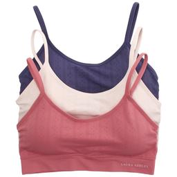 Womens Laura Ashley(R) 3pk. Pointelle Bras - LS3098-3PKU