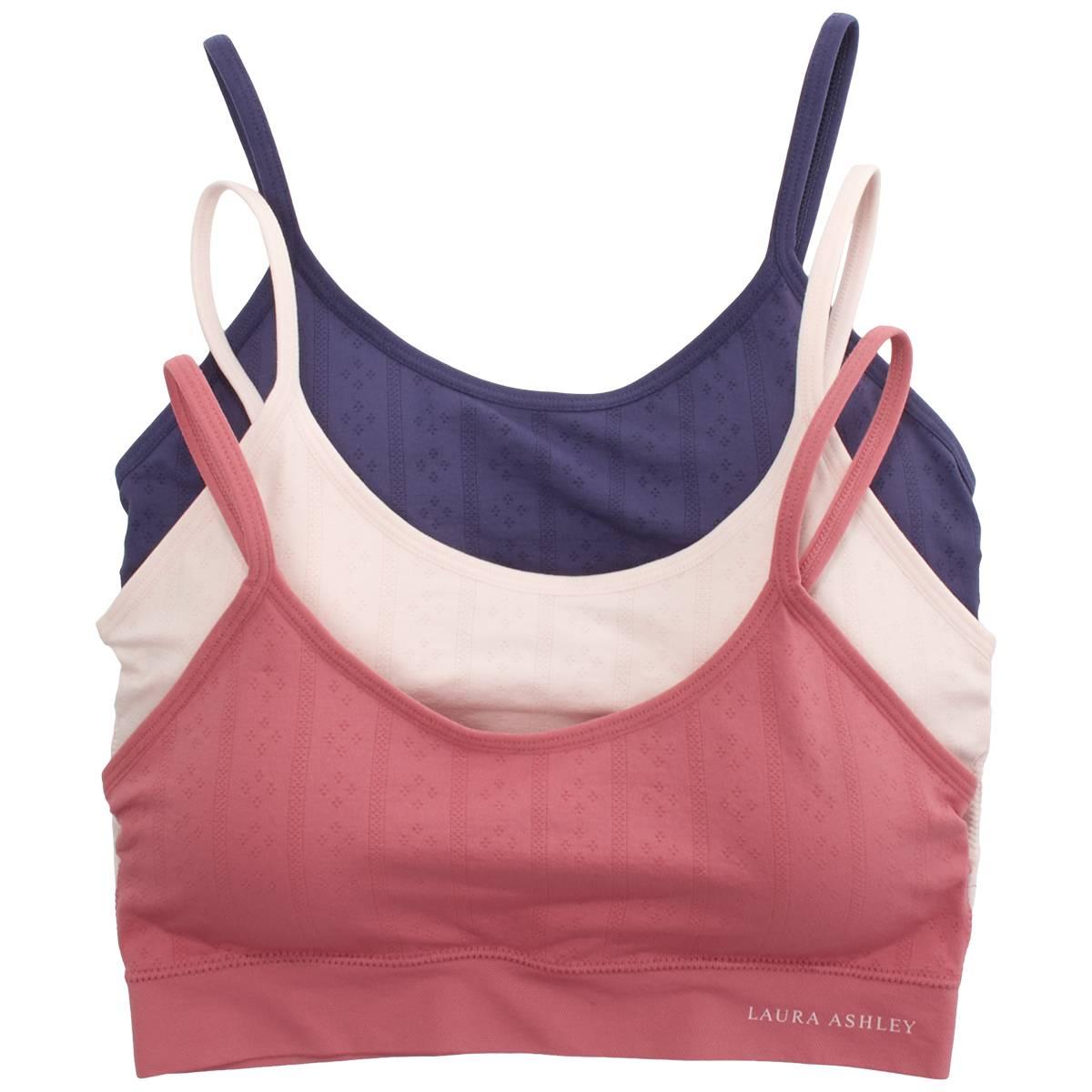 Womens Laura Ashley(R) 3pk. Pointelle Bras - LS3098-3PKU
