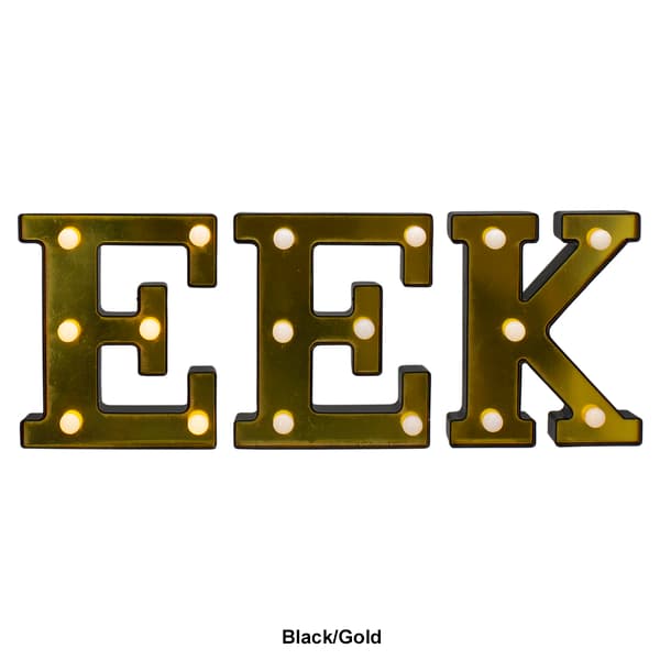Northlight Seasonal 6.5in. EEK Halloween Marquee