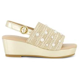 Big Girls Marc Fisher Marren Weave Wedge Sandals