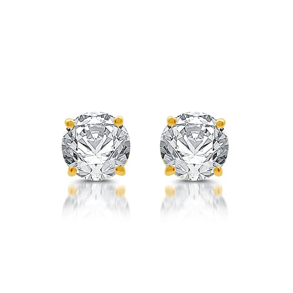 Nova Star&#40;R&#41; 1ctw. Lab Grown Diamond Prong Set Stud Earrings - image 
