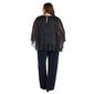 Plus Size R&M Richards 2pc. Crinkle Capelet and Pants Set - image 2