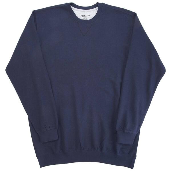 Mens Big &amp; Tall Starting Point Crew Neck Fleece Shirt - image 