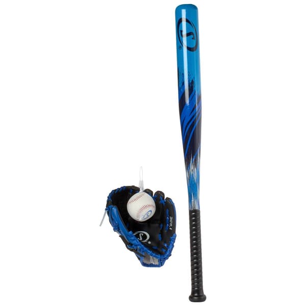 Spalding 3pc. Junior Bat/Ball/Glove Set - image 