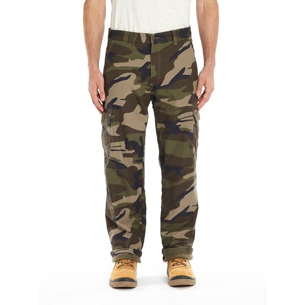 Mens Stanley&#40;R&#41; Fleece Lined Canvas Cargo Pants - Camo