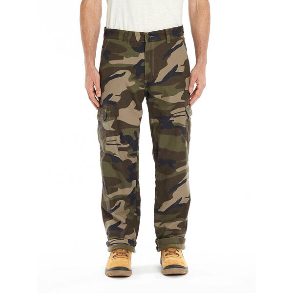 Mens Stanley&#40;R&#41; Fleece Lined Canvas Cargo Pants - Camo - image 