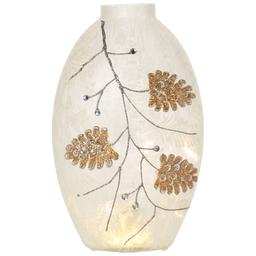 A Cheerful Giver(R) Pinecone Branch Oval with Lights