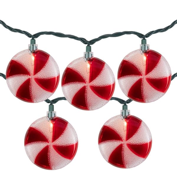 Northlight Seasonal 6ft. Peppermint Candy Christmas Light Set