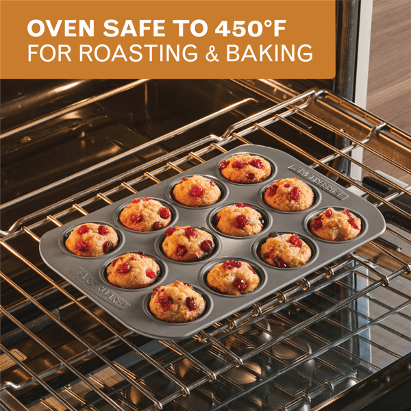 Farberware Bakeware Nonstick 12-Cup Muffin Pan