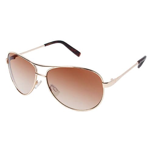 Womens Jessica Simpson Classic Aviator Sunglasses