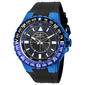 Mens Invicta Aviator 52mm Black & Blue Quartz Watch - 19269 - image 1