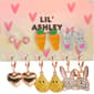 Kids Lil Ashley 6pr.  Gold-Tone Festive Stud & Hoop Earrings - image 1
