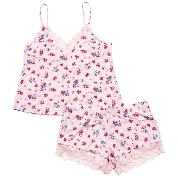 Womens Jessica Simpson Poly Spand Lace Trim Flowers Printed Deep - image 