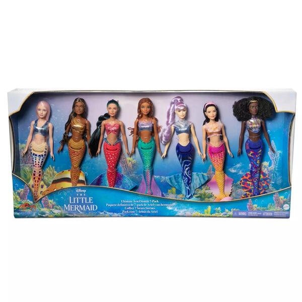 Disney&#8217;s 7pk. 12in. Little Mermaid Sisters Dolls