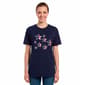 Womens JERZEES Short Sleeve Flag Stars Crew Neck Graphic Tee - image 1