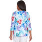 Plus Size Alfred Dunner Classics Brights Tropical Bird Tee - image 2