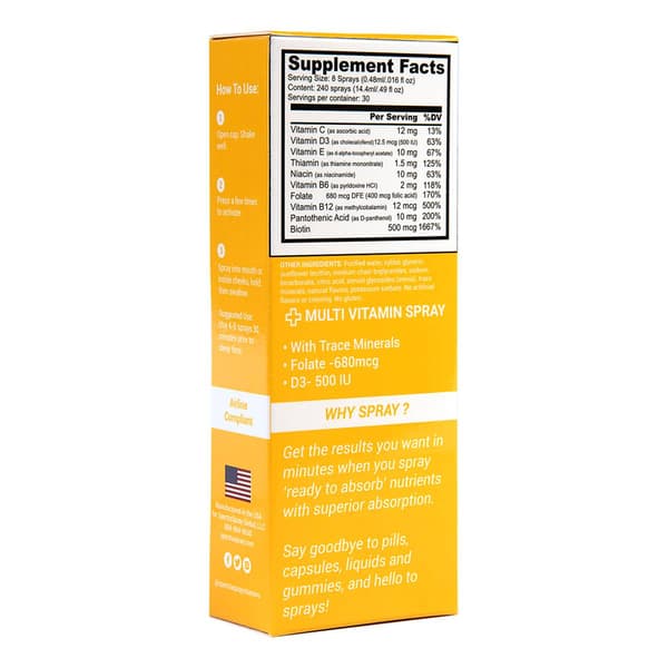 SpectraSpray® Multivitamin Oral Spray Vitamin