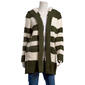 Juniors Plus Madden Girl Sherpa Fur Lined Hoodie Waffle Cardigan - image 2