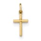Gold Classics(tm) 14kt. Yellow Gold Polished Cross Charm - image 1
