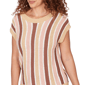 Womens Skye’s the Limit Blooming Pastels Stripe Sweater - image 5
