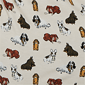 Petite Emaline Key Items 3/4 Sleeve Boat Neck All Over Dog Tee - image 6