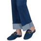 Petite Ruby Rd. Game of Luxe Pinstripe Wide Cuff Jeans - image 5