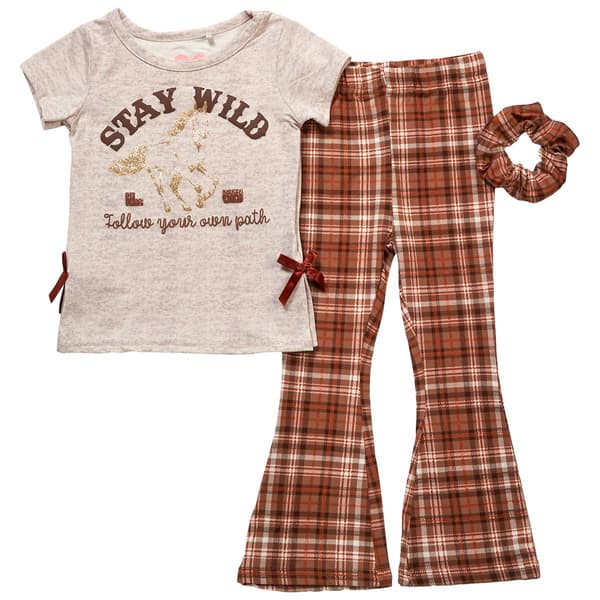 Toddler Girl Freestyle Revolution 2pc. Stay Wild Tee/Legging Set - image 