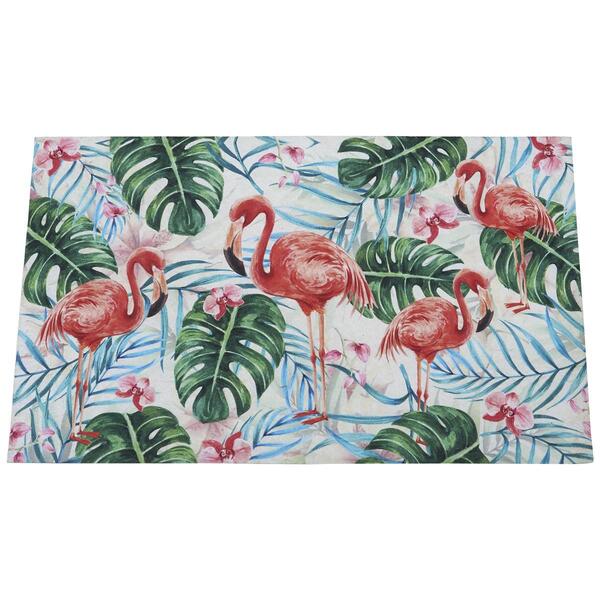Tropical Flamingo Doormat - image 