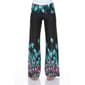 Womens White Mark Peacock Print Palazzo Pants - Turquoise/Aqua - image 1