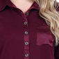 Plus Size NY Collection 2pc. Solid Hacci French Terry Jogger Set - image 4