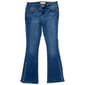 Girls &#40;7-12&#41; Squeeze Studded Hem Slit Flare Jeans - image 1