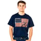 Mens Big & Tall Home of the Brave Vintage Flag 76 Graphic Tee - image 1