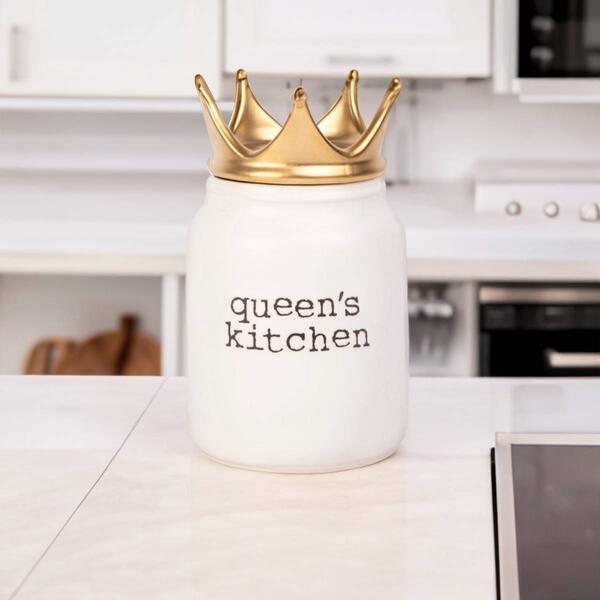 Home Essentials 32oz. Queen Kitchen Canister - image 