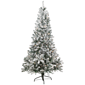 Northlight 6.5ft. Pre-Lit Medium Flocked Pine Christmas Tree - image 2