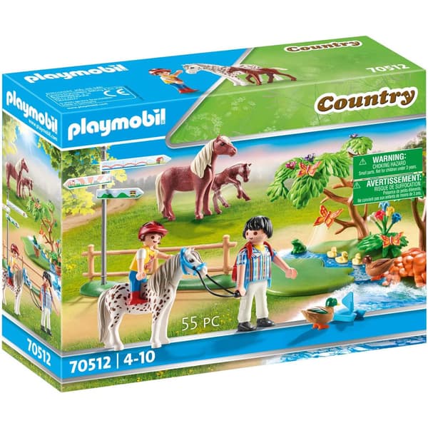 Playmobil Adventure Pony Ride Set - image 