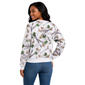 Juniors No Comment Fleece Applique Crew Neck Sweatshirt - image 2