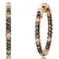 Le Vian(R) Chocolate Diamonds(R) & Vanilla Diamonds(R) Hoop Earrings - image 1