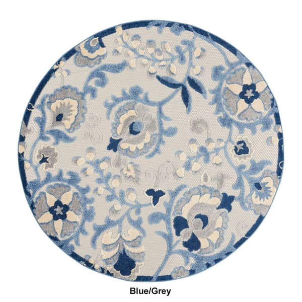 Nourison Aloha Farmhouse Round Rug