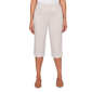 Womens Alfred Dunner Classics_S6 Stretch Stripe Clamdigger Capri - image 1