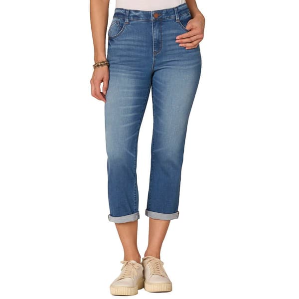 Womens Democracy Absolution&#40;R&#41; High Rise Rope Capri Jeans