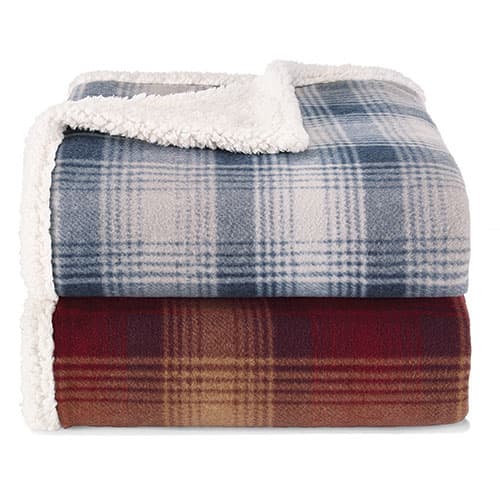 Eddie Bauer Nordic Plaid Throw - image 