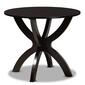 Baxton Studio Anila Two-Tone Dark Brown Wood 5pc. Dining Set - image 3