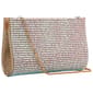 Jessica McClintock Elaina Satiny Clutch With Chain - image 3