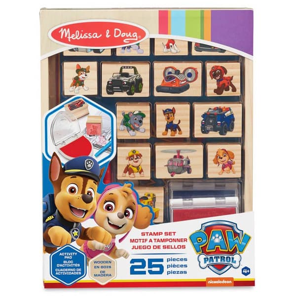 Melissa & Doug(R) Paw Patrol Wooden Stamps Activity - image 