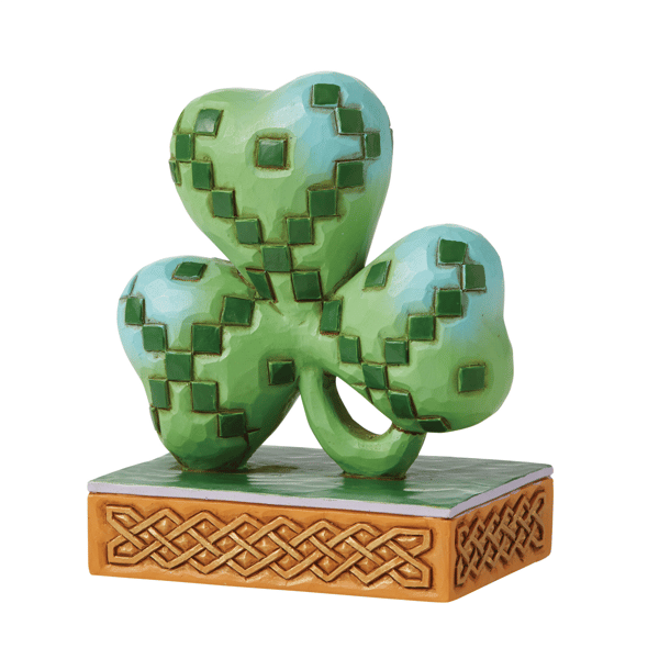 Jim Shore Heartwood Creek Mini Shamrock Figurine
