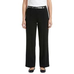 Womens Soho Apparel Pull On Wide Leg Snake Belt Casual Pants