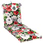 Jordan Manufacturing Floral Chaise Cushion - Putty Terracotta - image 1