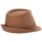Mens DHC Plaid Fedora Hat - image 3