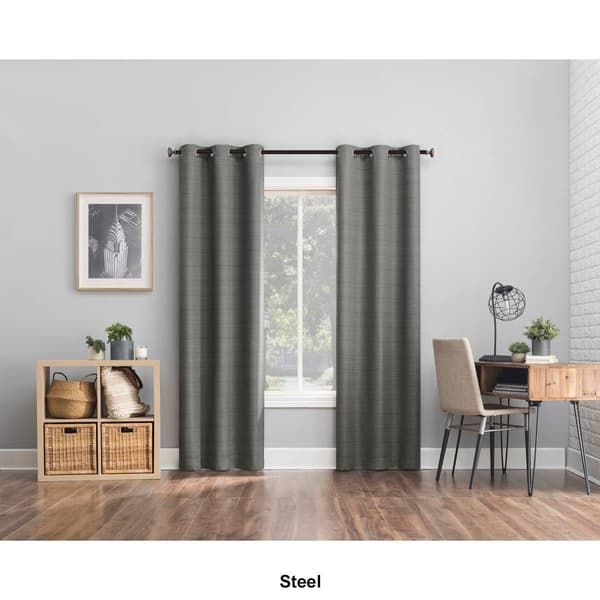 Wembly 2pk. Long Ford Blackout Grommet Panel Curtains