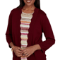 Petite Alfred Dunner Union Square Scallop Two in One Blouse - image 5